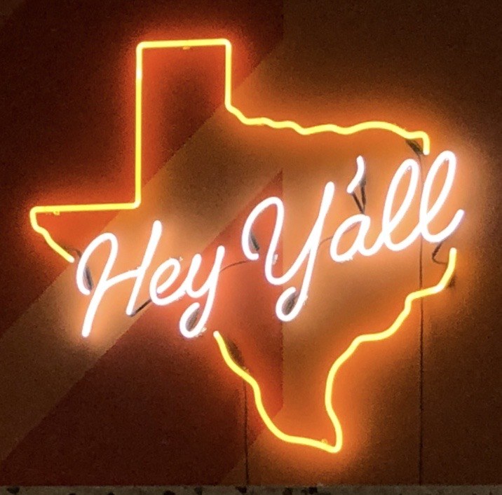 Hey Y'all neon sign